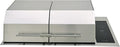 Kenyon Texan Built-In Electric Grill for Stone Counter, Standard Lite-Touch, Stainless Steel Grill with Split Lid for Indoor and Outdoor Use, 2 Burners, Quick Heat Up, Dishwasher Safe Grate, 240V