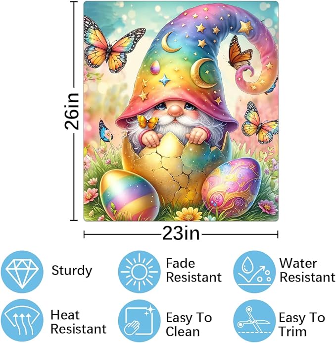 Dishwasher Magnet Cover Happy Easter30 Front Dishwasher Cover Decoration Reusable Magnetic Door Cover Panel Decal Home Appliances Stickers Kitchen Refrigerator Fridge 23"x26"
