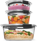 Rubbermaid Brilliance® Round Leak Proof Food Storage Containers, 6 Piece Set