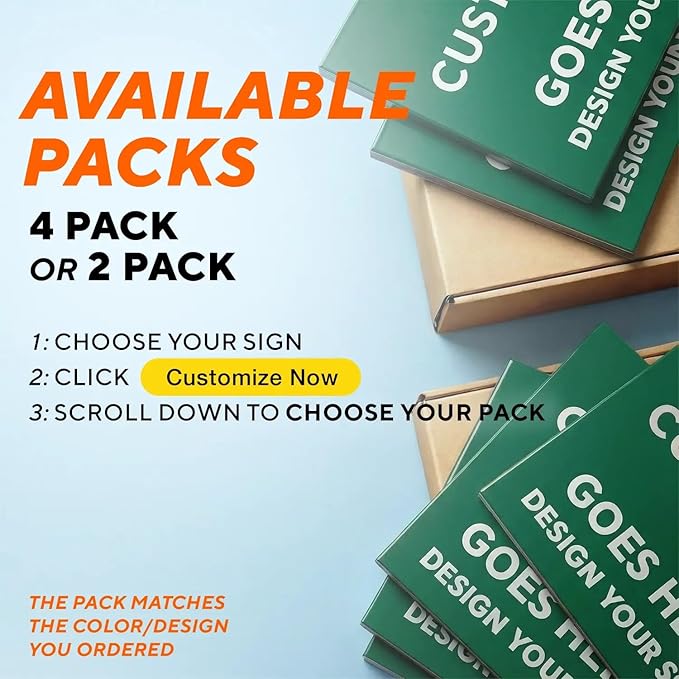 Custom Metal Signs, Personalized Aluminum, Customized Safety, Business Signs - Waterproof, White Aluminum (Green Background, 36x24 In)