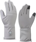 CUEHEAT Heated Glove Liners, Flexible Ultrathin, Touchscreen, 7.4V Rechargeable Battery Electric Heating Thin Gloves