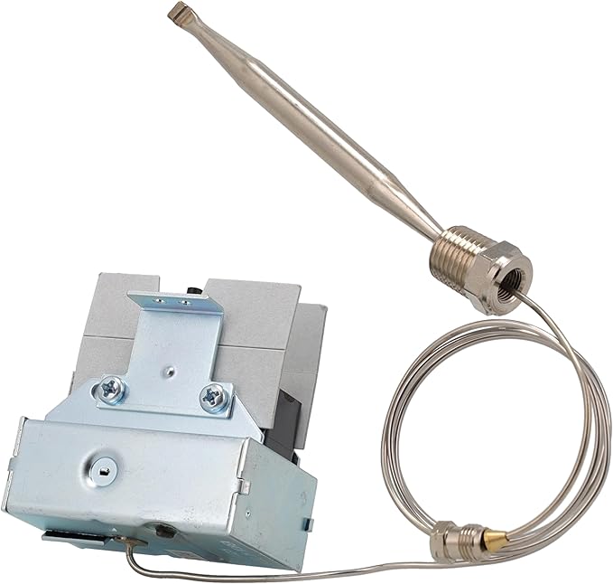 Supplying Demand 8073680 Commercial Deep Fryer Manual High-limit Thermostat - Replaces 8066116, 481107 | Manual High-limit Thermostat up to 450˚ with 36” Capillary Tube