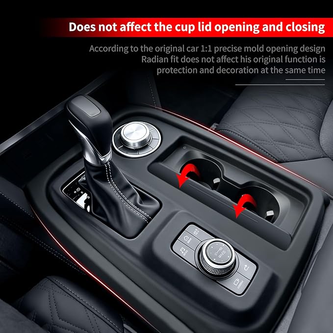 Central Control Silica Gel Pad for 2021-2025 Nissan Patrol Y62 Gearbox Protective Panel Central Control Protective Pad Anti-Skid Scratch-Proof Interior Upgraded Accessories (2021-2025 Y62)