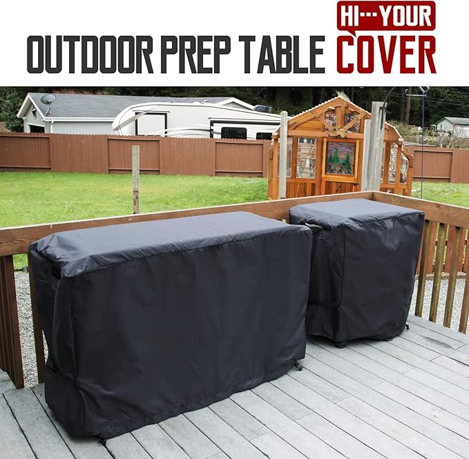 Portable Outdoor Table Cover, Fits 32 Inch Keter Unity Portable Outdoor Table,420D Tear-Resistant, UV Resistant, All Weather Protection Preptable Cover,Black(35" L x 24" W x 35" H)