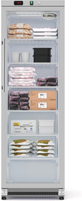 KoolMore 12 Cu. ft. Commercial Freezer with Glass Door in Stainless Steel - Manual Defrost (KM-MFD-12GSG)