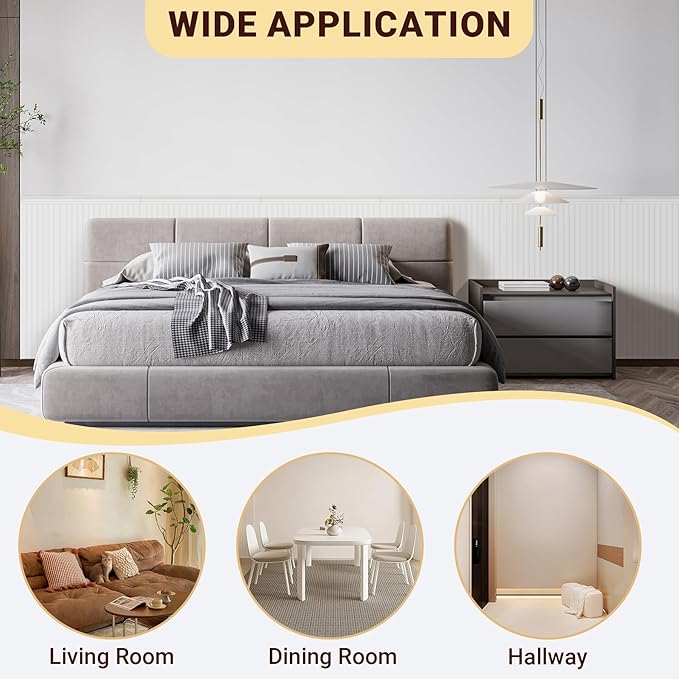 Premade Board-and-Batten Wainscoting Kit - Ready to Assemble Cover 118" x 39.4", Paintable Panel Molding Trim Slats for Accent Wall