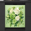 Flower Floral Dishwasher Magnet Cover for The Front Dishwasher Door Cover Panel Decals Magnetic Refrigerator Cover for Kitchen Farmhouse Home Decor 23 X 26 in