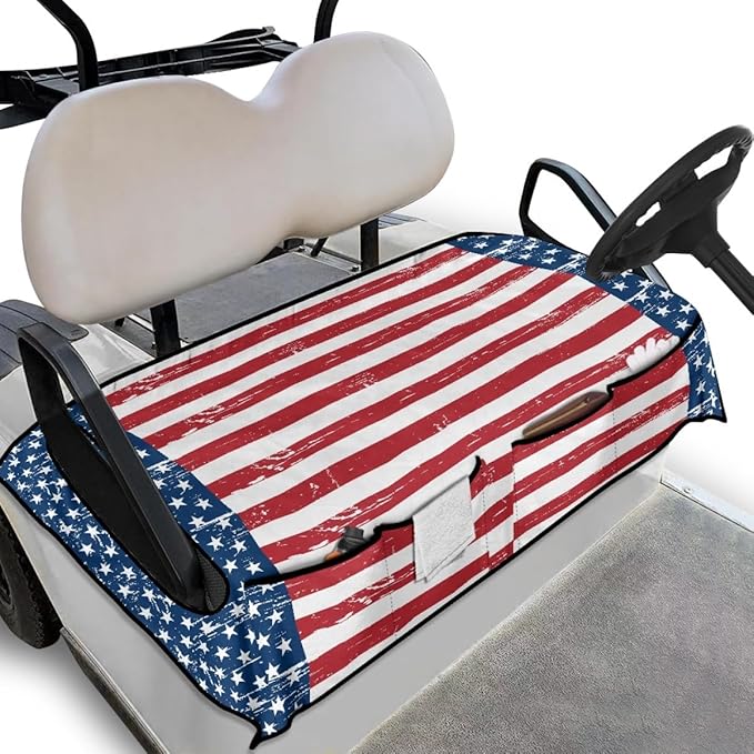 Golf Cart Seat Cushion Cover with Soft Microfiber Fabric and Waterproof Protection for Daily Use on Golf Carts