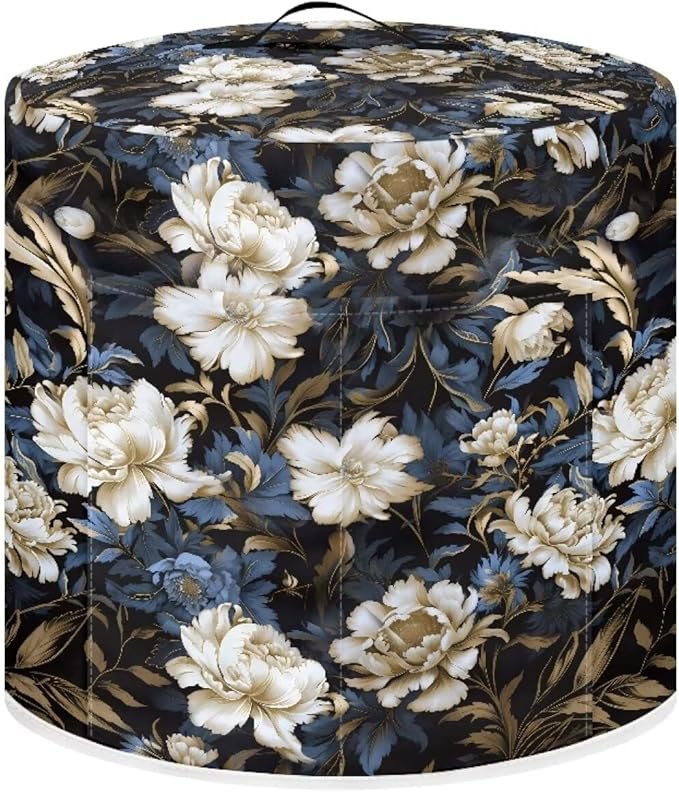 Floral Dust Cover Compatible with 6 qt Instant Pot and Extra Accessories, for Electric Pressure Cooker Rice Cooker and Air Fryer Insulated Protector Cover Keep Appliance Clean