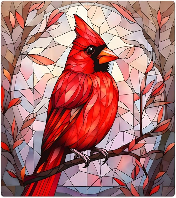 Dishwasher Magnet Cover for The Front Christmas Cardinal Prints Dishwasher Door Cover Panel Decals Magnetic Refrigerator Cover for Kitchen Farmhouse Home Decor A-287