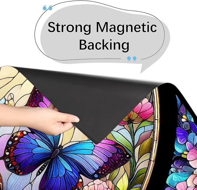Spring Butterfly Dishwasher Magnet Cover Butterfly Rainbow Animal Dishwasher Decorative Cover Front Dishwasher Door Cover Reuseable Dishwasher Cover Panel Decal for Kitchen Home Appliances 23" X 26"