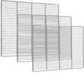 Commercial Freezer and Refrigerator Replacement Shelves for Three-Door Refrigerators, Set of 3, Epoxy-Coated Gray Steel Wire Shelves