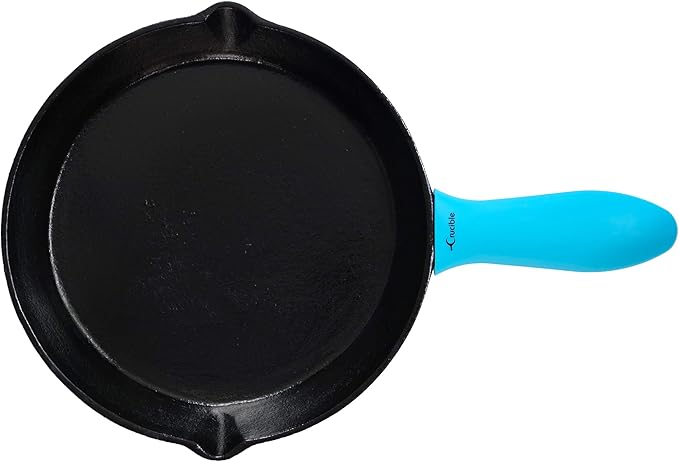 Crucible Cookware Silicone Hot Handle Holders Multipacks… (Turquoise, 7-Pack)