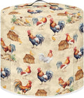 Flashideas Rooster Pressure Cooker Cover with Storage Pocket Compatible with 8 10 Quart Instant Pot, Durable Rice Cooker Air Fryer Accessories, Waterproof Kitchen Appliances Dust Cover