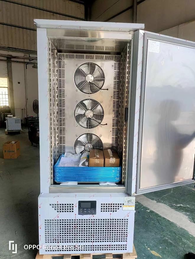 Kolice Commercial Heavy Duty 15 Trays Bakery Shock Freezing Blast Chiller & Freezer, Chest Freezer, Frozen Dough Blast Fridge for Hotel,Restaurant,Bakery -Lowest Temp. -40°F(-40°C) (15 trays)