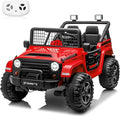 24V Ride on Car with Remote Control, XL 2 Seater 4WD/2WD Switchable Truck w/4X200W Motor, 20 Inch Wide Seat, Gift Flower Power Car Wheels 24 Volt Big Truck for Boys Girls, Red