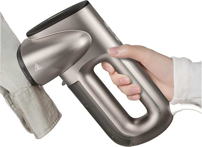 Neakasa Magic 1 Vacuum Steamer, Handheld Travel Garment Steamer for Clothes, 2300Pa Suction for Fabric Grip, Featuring Exclusive AirIron Technology for 110-120V Use (Silver)