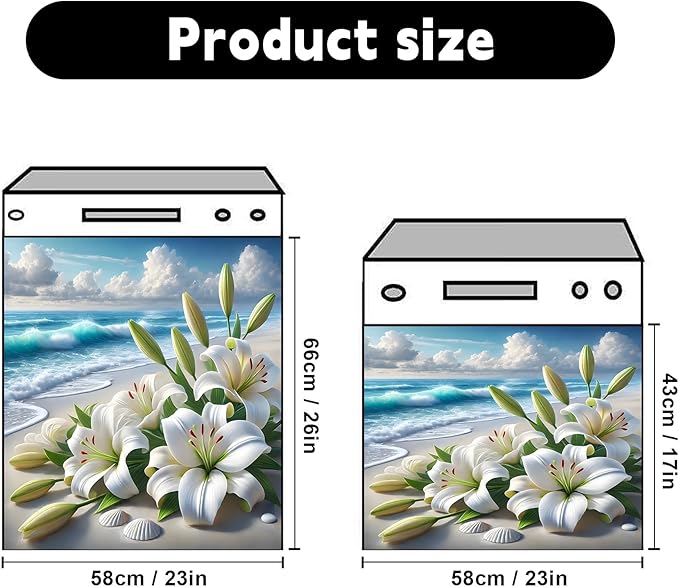 Dishwasher Magnet Sticker Cover Panel Decal Refrigerator Magnetic Sticker Decorative for Kitchen Decoration,Fridge Door Cover, Appliances Stickers 23"x26"