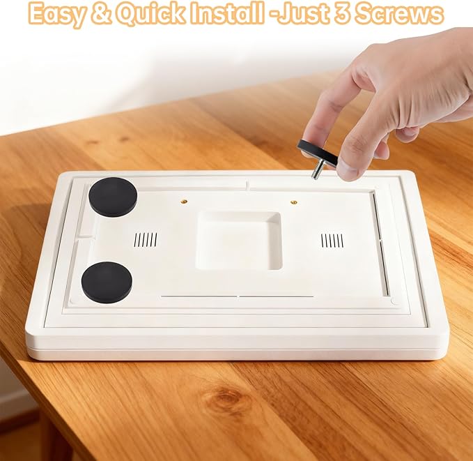 Magnetic Fridge Mount for Skylight 15 Inch Calendar, Refrigerator Calendar Magnet,Rubber Surface Coating to Prevent Scratches, No-Drill, Easy to Install, Convenient to Disassemble, Firm and Secure