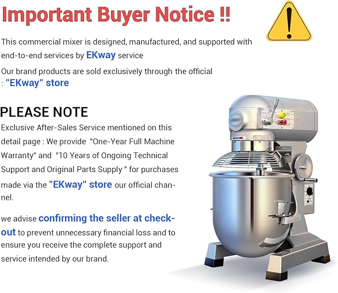 20Qt Commercial Food Mixer with Timing Function,1100W Commercial mixer 3-Speed Adjustable Heavy Duty, Electric Stand Food Mixer with Stainless Steel Bowl for Bakery Pizzeria. (Standard)