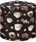 Chocolate Latte 3 Quart Pressure Cooker Dust Cover with Top Handle and Storage Pocket Kitchen Appliance Decor Air Fryer Rice Cooker Covers Machine Washable