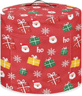 Pressure Cooker Cover for Women,Santa Claus Print Dust Protection Insulated Rice Cooker Cover Lining Dust Cover with Pockets for Instant Pot 3 Quart Appliance Cover