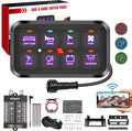 Nilight 8 Gang Switch Panel Circuit Control Relay System APP RGB Backlight Fuse Wiring Harness Automatic Dimmable ON Off LED Switches Pod for 12V 24V Cars Trucks Campers SUV