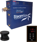 STEAMSPA 9kW Steam Sauna Generator Sentry Series 240V Steam Generator with Touch Screen, Steamhead, Built-in Steam Shower Auto Drain, ACU Quickstart Steam Bath Generator (Bronze)