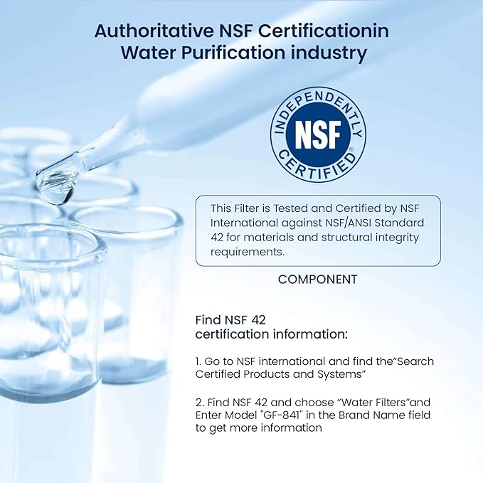 GLACIER FRESH Replacement for DA97-17376B Refrigerator Water Filters, HAF-QIN, HAF-QIN/EXP, DA97-08006C, RF23M8070SG, RF23M8070SR, RF23M8090SG, RF23M8090SR, RF23M8570SR, RF23M8590SG (4 Pack)