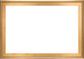 Creative Mark Plein Air Style Frame, Hand Leafed Gold, 24x36-2.75" Wide Moulding with 1/2" Rabbet Depth, Open Back W/O Glazing, Museum Quality, For Art Panels, Stretched Canvas, Pictures & More