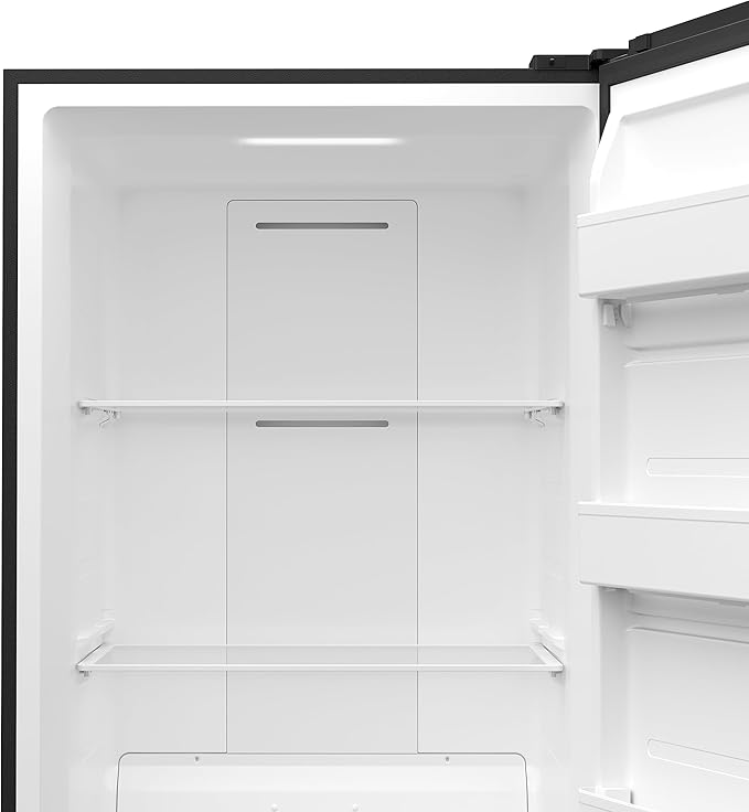 KoolMore 21 cu. ft. Upright Convertible Freezer/Refrigerator, 2-in-1 Appliance, Great Storage for Fresh or Frozen Food and Drinks, Clear Shelves and Drawers [Silver] (KM-RUF-21S)