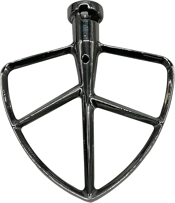 4.8 L 4.5 and 5 Quart stainless steel TILT-HEAD FLEX EDGE BEATER ，Compatible with Kitchenaid stand mixer models K45SS, KSM75, KSM95, KSM150PS, KSM152PS and KSM155GB. (4.5-5 Quart)