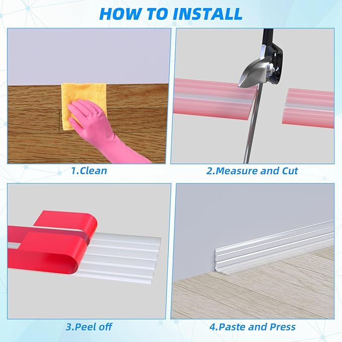 20FT Flexible Wall Corner Protector Moulding Trim, Peel and Stick Inside & Outside Wall Corner Guards Edge Protector,Self Adhesive Molding Trim Strip for Edge Ceiling