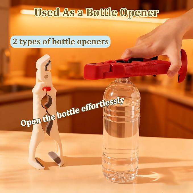 3-in-1 Hot Plate Gripper, 2 Pack Silicone Anti Scald Bowl Holder Clip for Bowls & Dish, Non-Slip Jar Opener Clip for Kitchen, Air Fryer, Microwave & Baking Dishes