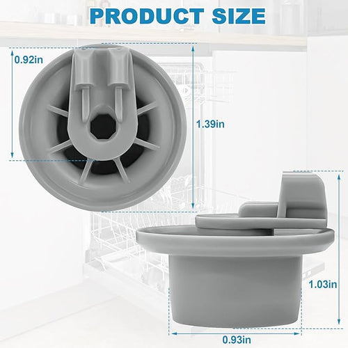 10016657 Dishwasher Lower Rack Wheel Kit-4P, Suitable for SHP865ZD5N, SHP878ZD5N, SHPM65W55N