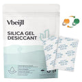 1 Gram (100 Pack) Color-Indicating Silica Gel Packets, Premium Food Grade Desiccant - Rechargeable Moisture Absorbers for Food Storage, Electronics, 3D Filament & Safes