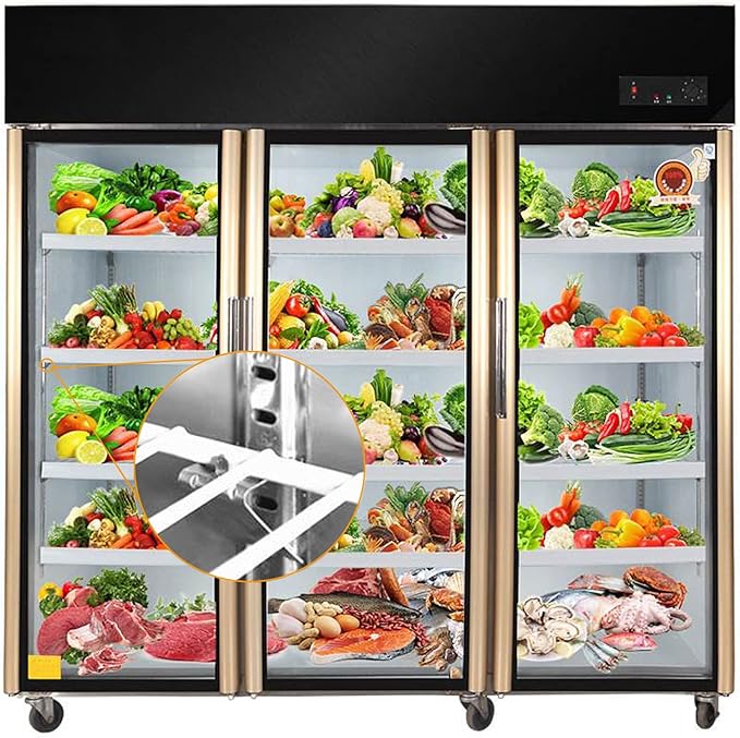 920158 Freezer Shelf Clip,Stainless Steel Shelf Clip for Refrigerator,Freezer Cooler Shelf Support,Replacement Shelf Square Buckles Clips (10)