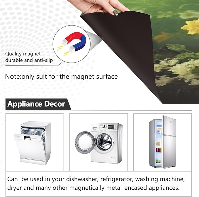 Dishwasher Magnet Cover, St. Patrick Hat Magnet Sticker Fridge Panel Decal for Home Kitchen Decor, 23x26 in
