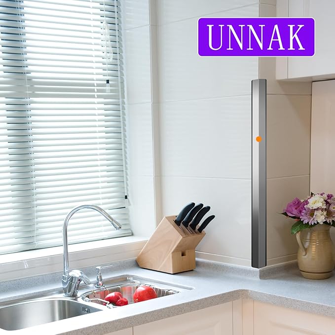 Stainless Steel Wall Corner Guard 2 x 2 x 48 inch 6 Pcs,304 Steel Corner Trim,Metal Wall Corner Protection Guards with 90-Degree Angle for Wall Protection and Decoration.