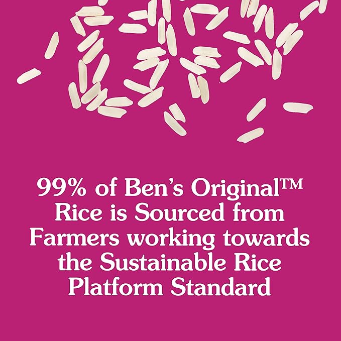Ben’s Original Ready Rice Chili Garlic Flavored Rice, Easy Dinner Side, 8.5 oz Pouch (Pack of 12)