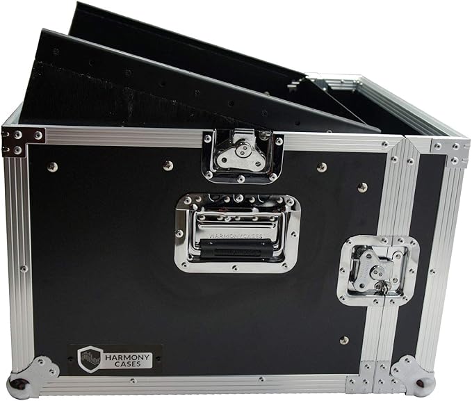 Harmony Audio Case HCM6U DJ Pro Audio 10U Slant Top 8U Vertical Mixer Rack Case New