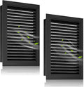 2-Pack 14"x20" Louvered Gable Vents – Rustproof Aluminum Attic Vents for Sheds, Containers, and Wall Use – 12"x18" Vent Opening for Fresh Airflow