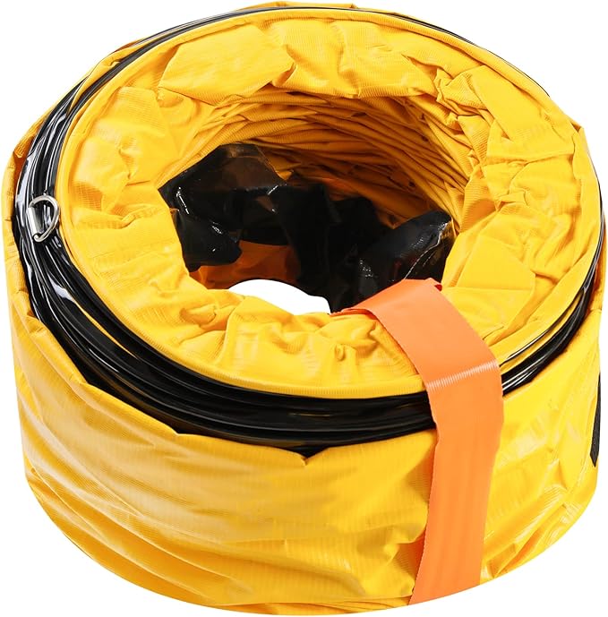 MOUNTO 25FT PVC Flexible Duct Hosing for Exhaust Fan (12inch)