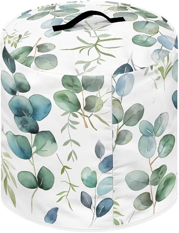 Green Leaf Dust Cover Instant Pot Heavy Duty Waterproof Dust Pressure Cooker Cover Case for Instant Pot Pressure Cooker Instant Pot Appliance Covers Pressure Cooker Size L