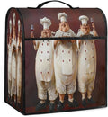 Kitchen Aid Mixer Cover Funny Chef Cook Stand Mixer Cover Compatible with 6-8 Quarts Stand Mixers, Dust Covers with Zipper Pocket Foldable Washable Kitchen Aid Organizer Bag
