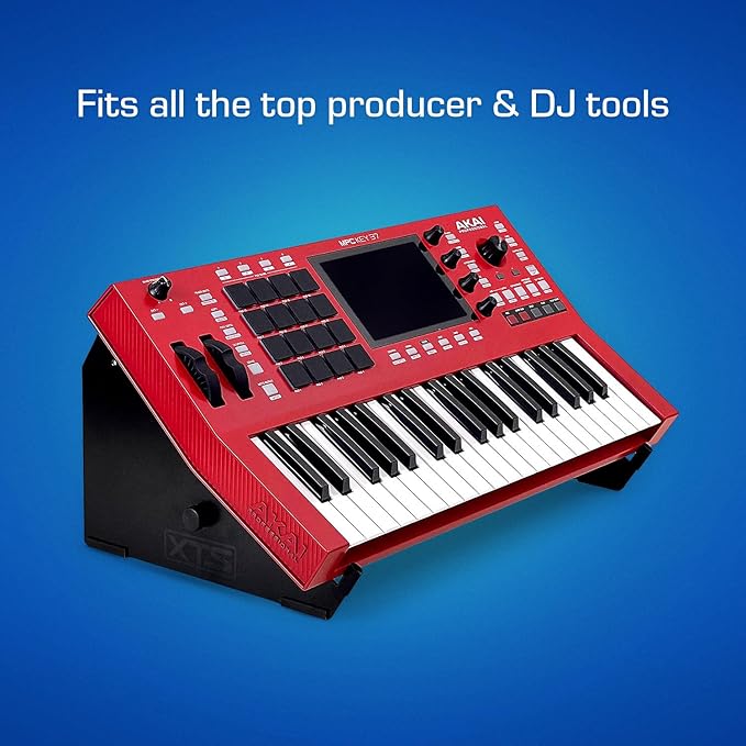 ANALOG CASES XTS Desktop Stand, XL 11.8" - 20.8" Size for Mixer/DJ Controller/Keyboard/Eurorack, Adjustable Length, Easy To Assemble and Resize