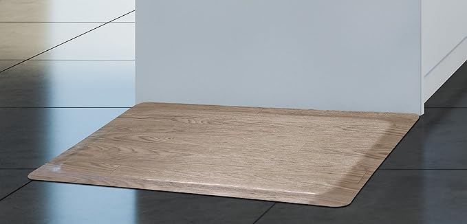 Rhino Mats, Softwoods Anti Fatigue Floor Mat, Commercial Grade Kitchen Mat, Standing Desk Mat, Office, Garage or Anywhere, Standing Comfort. (Driftwood, 2' x 3' x 1/2")