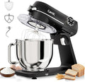 Camic 8.45 QT All Metal Stand Mixer,10 Speed Large Capacity Kitchen Mixer with Digital Timer & Tilt-Head, Electric Mixer with Whisk Dough Hook Mixing Beater for Baking,Cakes,Cookie,Bread,Salad(BLack)