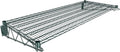 24" x 60" Green Epoxy Wire Wall Mount Shelf