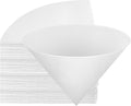 NACHLYNN 100pcs Fryer Oil Filter Cones - 4.5 Inch Non-Woven Kitchen Oil Filters for Restaurant, Cafe, Hotel